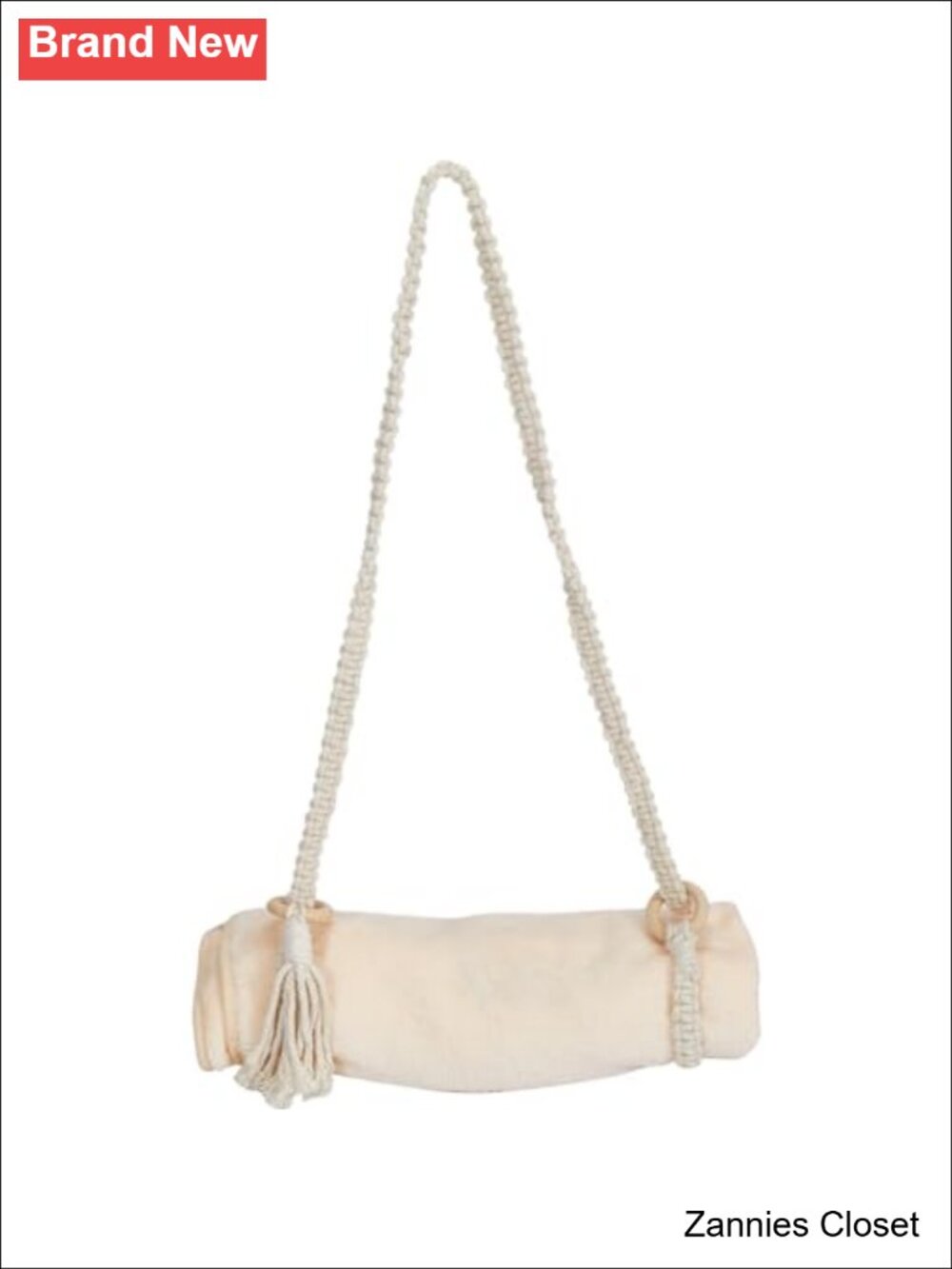 ✨ Yoga Mat Carrying Strap Cotton Adjustable Bohemian Tassel Crossbody Braided